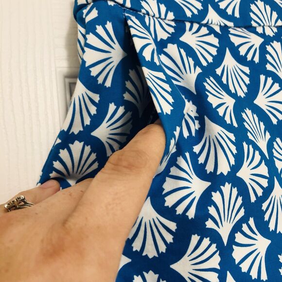 Boden Moroccan Blue Pull-On Skirt Elastic Waist - Picture 4 of 7